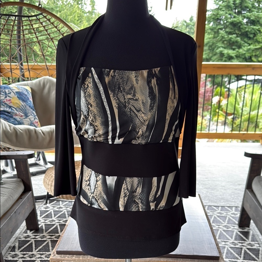Frank Lyman | Snake Skin Blouse